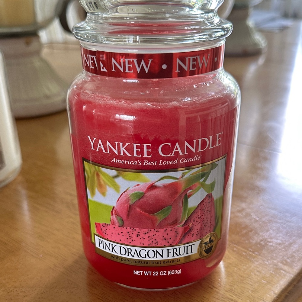 Yankee Candle Pink Dragonfruit Large Jar Candle New